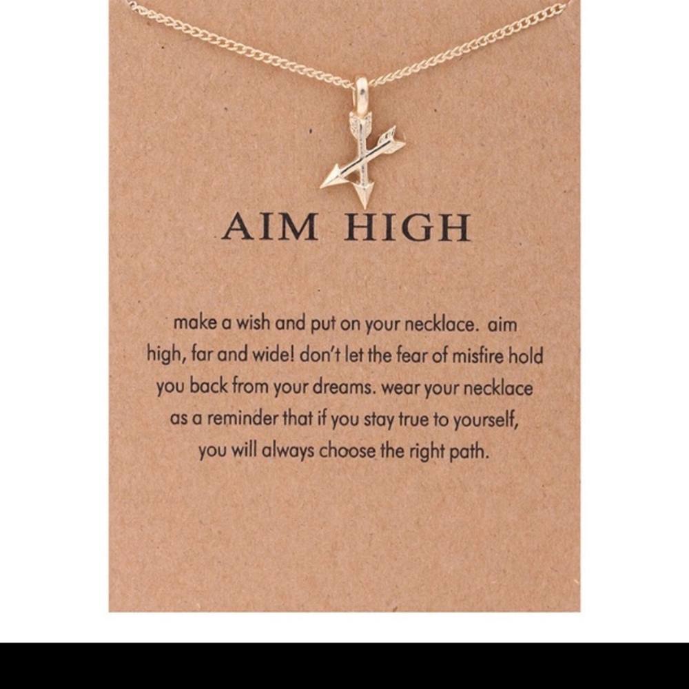 Aim High cute necklace
